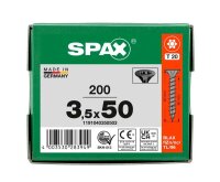 SPAX® Universalschrauben T20 Senkkopf BLAX 1191040350503 3,5 mm x 50 mm, 200 St.