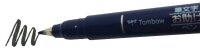Tombow Fudenosuke Härtegrad 1 Brush-Pen schwarz, 1 St.