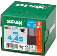 SPAX® Fassadenschrauben T15 Linsensenkkopf BLAX 0467040400453 4 mm x 45 mm, 100 St.