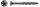 SPAX® Fassadenschrauben T15 Linsensenkkopf BLAX 0467040400453 4 mm x 45 mm, 100 St.