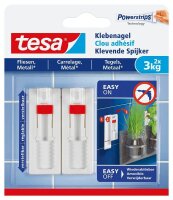 tesa Powerstrips Klebenägel für max. 3,0 kg,...