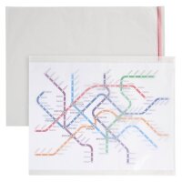 WIHEDÜ Versandtaschen Flachbeutel Pergamin ohne...