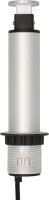 brennenstuhl Tower Power 3-fach Tischsteckdose 2,0 m silber