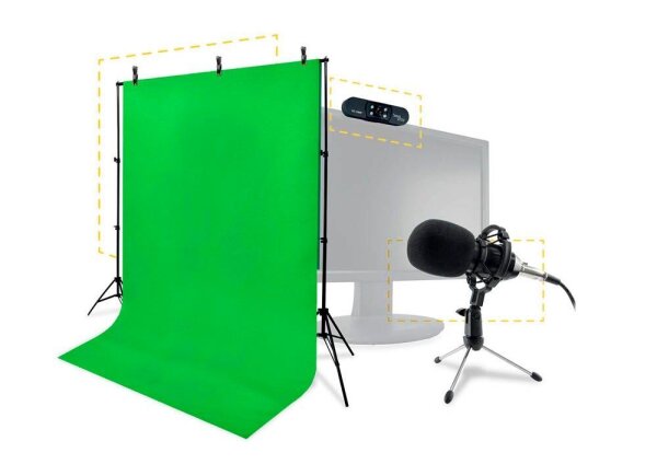 Steelplay Streaming-Pack 4 in 1 Mikrofon-Set