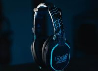 LEXIP Naruto Shippuden Kakashi Gaming-Headset blau