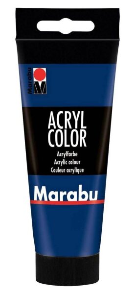 Marabu Acrylfarbe dunkelblau 100 ml, 1 St.