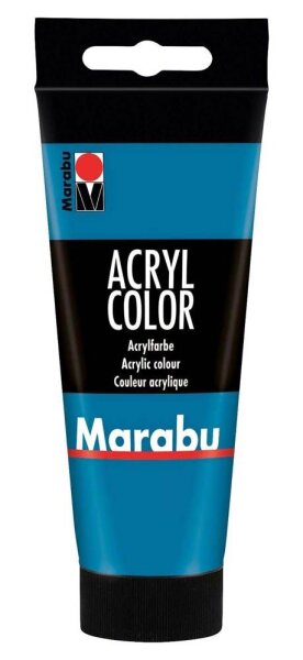 Marabu Acrylfarbe cyan 100 ml, 1 St.