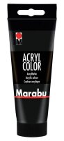 Marabu Acrylfarbe schwarz 100 ml, 1 St.