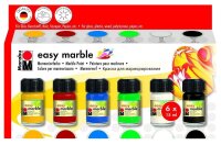 Marabu Easy Marble Marmorierfarben farbsortiert, 6 St.