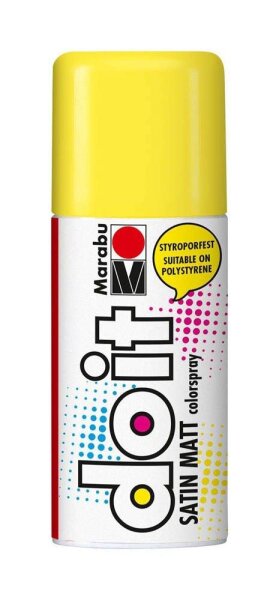 Marabu Do it Satin Matt Acrylspray Sprühfarbe gelb 150,0 ml, 1 St.