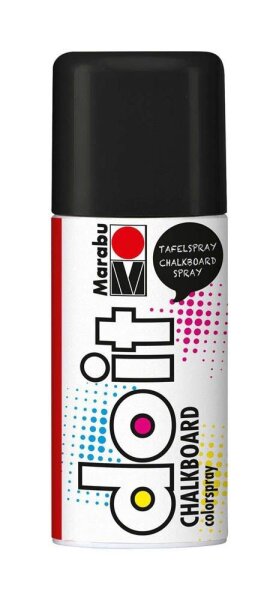 Marabu Do it Chalkboard Acrylspray Sprühfarbe schwarz 150,0 ml, 1 St.