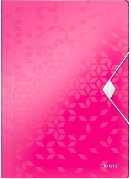 LEITZ Eckspanner WOW 4599 DIN A4 pink, 1 St.