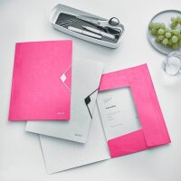 LEITZ Eckspanner WOW 4599 DIN A4 pink, 1 St.