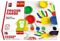 Marabu KiDS Fingerfarben farbsortiert, 6 St.