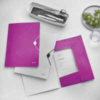 LEITZ Eckspanner WOW 4599 DIN A4 violett, 1 St.