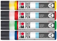 Marabu Grundfarben Dot Pen Set farbsortiert, 4 St.