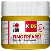 Marabu KiDS Sternenglanz Fingerfarben farbsortiert, 4 St.