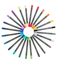 Marabu Graphix Octopy Aquarellmarker-Set farbsortiert, 24...