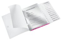 LEITZ Ordnungsmappe WOW 4634 12 Fächer pink, 1 St.