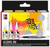 Marabu Neon Alkoholtinten-Set farbsortiert, 3 St.