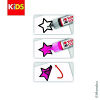 Marabu Prinzessin Fenstermalfarben farbsortiert 6 x 25,0 ml