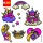 Marabu Prinzessin Fenstermalfarben farbsortiert 6 x 25,0 ml