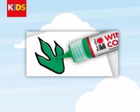Marabu Dinosaurier Fenstermalfarben farbsortiert 6 x 25,0 ml