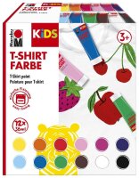 Marabu KiDS Stoffmalfarbe farbsortiert, 12 St.