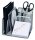 WEDO Schreibtisch-Organizer Office silber Metall 4 Fächer 15,8 x 13,5 x 14,5 cm