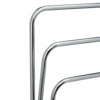 relaxdays Handtuchständer CURVY silber, 1 St.