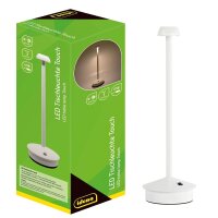Idena LED Akku-Tischleuchte weiß
