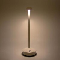 Idena LED Akku-Tischleuchte weiß