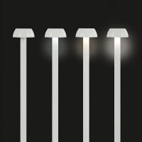 Idena LED Akku-Tischleuchte weiß
