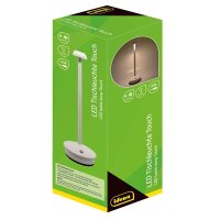 Idena LED Akku-Tischleuchte weiß