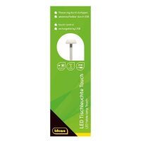 Idena LED Akku-Tischleuchte weiß