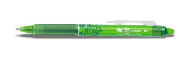 PILOT FRIXION ball CLICKER Tintenroller hellgrün 0,4 mm, Schreibfarbe: grün, 1 St.