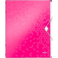 LEITZ Ordnungsmappe WOW 4633 6 Fächer pink, 1 St.