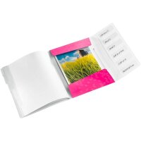 LEITZ Ordnungsmappe WOW 4633 6 Fächer pink, 1 St.