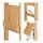 relaxdays Toilettenpapierhalter braun, 1 St.
