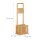 relaxdays Toilettenpapierhalter braun, 1 St.