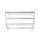 relaxdays Handtuchhalter silber, 1 St.