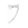 relaxdays Handtuchhalter silber, 1 St.