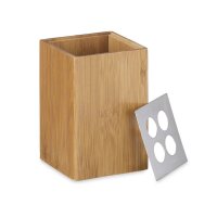 relaxdays Badaccessoires-Set braun, 1 Set