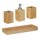 relaxdays Badaccessoires-Set braun, 1 Set