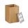 relaxdays Badaccessoires-Set braun, 1 Set