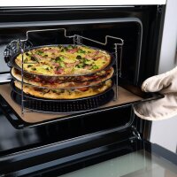 relaxdays Pizzableche Ø 29,0 cm, 4 St.