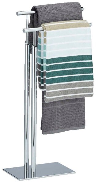 relaxdays Handtuchständer PAGNONI silber, 1 St.