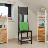 relaxdays Handtuchständer braun, 1 St.