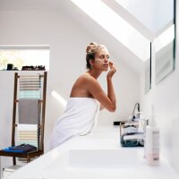relaxdays Handtuchständer braun, 1 St.