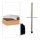 relaxdays Badaccessoires-Set braun, 1 Set